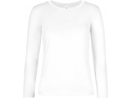 B&C | #E190 LSL /women (Farba white, Veľkosť 3XL)