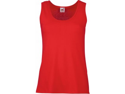 F.O.L. | Lady-Fit Valueweight Vest (Farba red, Veľkosť XXL)