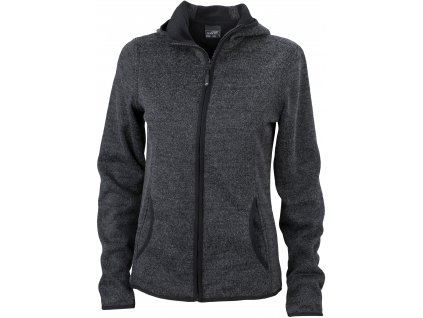 James & Nicholson | JN 588 (Farba dark melange/black, Veľkosť XXL)