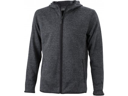 James & Nicholson | JN 589 (Farba dark melange/black, Veľkosť 3XL)