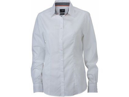 James & Nicholson | JN 618 (Farba white/black white, Veľkosť XXL)