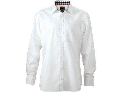 James & Nicholson | JN 619 (Farba white/black white, Veľkosť 3XL)