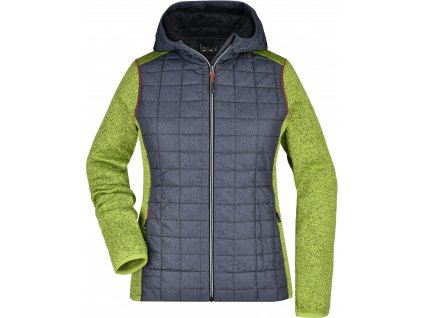 James & Nicholson | JN 771 (Farba kiwi melange/anthracite melange, Veľkosť XXL)