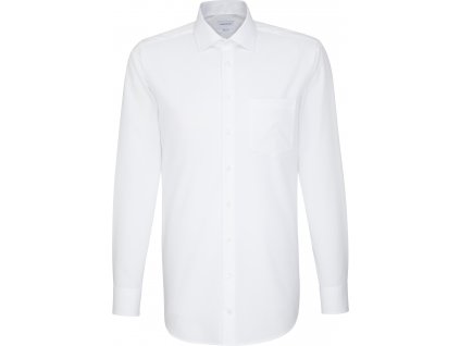 Seidensticker | Shirt Regular LSL (Farba white, Veľkosť 47)