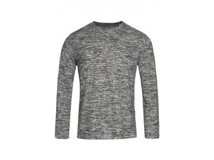 Stedman ST9080 | Knit Long Sleeve (Farba Dark Grey Melange, Veľkosť XXL)