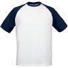 B&C | Base-Ball (Farba white/navy, Veľkosť XXL)