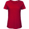 B&C | Inspire Slub T /women_° (Farba chic red, Veľkosť XXL)