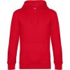 B&C | KING Hooded_° (Farba red, Veľkosť 4XL)