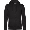 B&C | KING Zipped Hood_° (Farba black pure, Veľkosť 4XL)