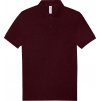 B&C | My Polo 210 (Farba heather burgundy, Veľkosť 3XL)