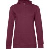 B&C | #Hoodie /women (Farba wine, Veľkosť XXL)