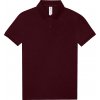 B&C | My Polo 210 /women (Farba heather burgundy, Veľkosť XXL)