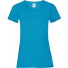 F.O.L. | Lady-Fit Valueweight T (Farba azure blue, Veľkosť XXL)