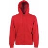 F.O.L. | Premium Hooded Sweat Jacket (Farba red, Veľkosť XXL)