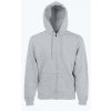 F.O.L. | Premium Hooded Sweat Jacket (Farba heather grey, Veľkosť 4XL)