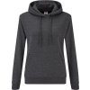 F.O.L. | Classic Lady-Fit Hooded Sweat (Farba dark heather grey, Veľkosť XXL)