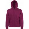 F.O.L. | Classic Hooded Sweat Jacket (Farba burgundy, Veľkosť XXL)