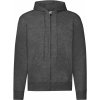 F.O.L. | Classic Hooded Sweat Jacket (Farba dark heather grey, Veľkosť XXL)