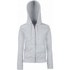 F.O.L. | Premium Lady-Fit Hooded Jacket (Farba heather grey, Veľkosť XXL)