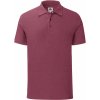 F.O.L. | Iconic Polo (Farba heather burgundy, Veľkosť 3XL)