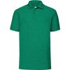 F.O.L. | 65/35 Pique Polo (Farba heather green, Veľkosť 3XL)