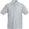 F.O.L. | Kids 65/35 Polo (Farba heather grey, Veľkosť 164)