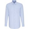 Seidensticker | Shirt Regular (Farba check light blue/white, Veľkosť 47)