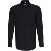 Seidensticker | Shirt Regular LSL (Farba black, Veľkosť 47)