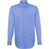 Seidensticker | Shirt Regular LSL (Farba mid blue, Veľkosť 47)