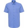 Seidensticker | Shirt Regular SSL (Farba mid blue, Veľkosť 47)
