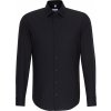 Seidensticker | Shirt Slim LSL (Farba black, Veľkosť 45)