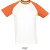 SOL'S | Funky (Farba white/orange, Veľkosť XXL)