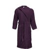 The One | Bathrobe hooded (Farba plum, Veľkosť 2XL/3XL)