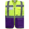 Yoko | HVW801 (Farba hi vis yellow/purple, Veľkosť 3XL)