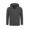 Stedman ST5080 | Hooded Fleece Jacket (Farba Grey Steel, Veľkosť XXL)