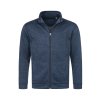 Stedman ST5850 | Knit Fleece Jacket (Farba Marina Blue Melange, Veľkosť XXL)