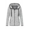Stedman ST5950 | Knit Fleece Jacket (Farba Light Grey Melange, Veľkosť XL)