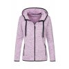 Stedman ST5950 | Knit Fleece Jacket (Farba Purple Melange, Veľkosť XL)