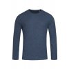 Stedman ST9080 | Knit Long Sleeve (Farba Marina Blue Melange, Veľkosť XXL)