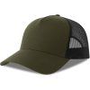 olive/black - 5-panelová šiltovka pre kamiónistov