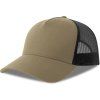 khaki/black - 5-panelová šiltovka pre kamiónistov