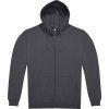 B&C | ID.224 Zip Hood (Farba dark grey, Veľkosť 3XL)