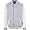 Build your Brand Basic | BB 004 (Farba heather grey/white, Veľkosť 5XL)