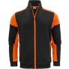 Printer | Prime Sweater Full Zip Men (Farba black/orange, Veľkosť 5XL)