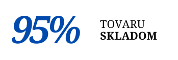 95% tovaru skladom