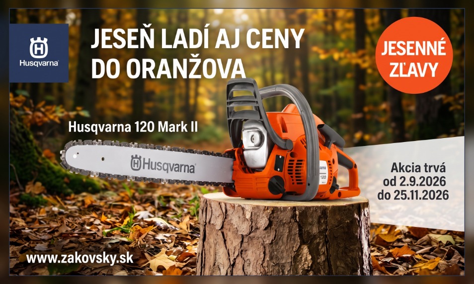 Jesenná akcia Husqvarna