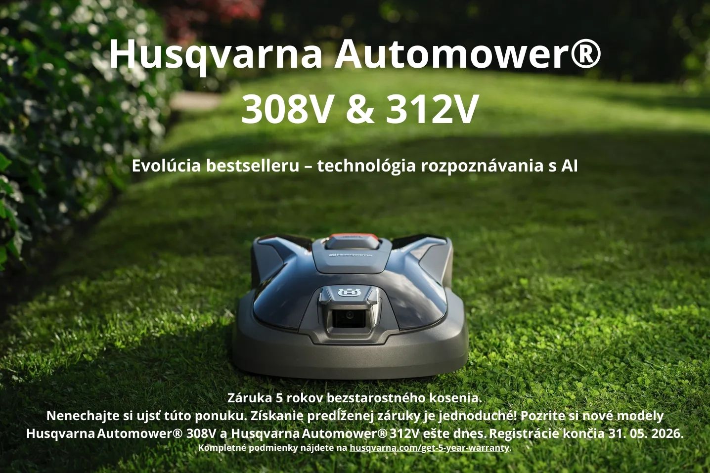 Husqvarna Automower® 308V a 312V