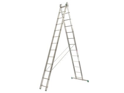 Hliníkový rebrík dvojdielny univerzálny 7513 PROFI