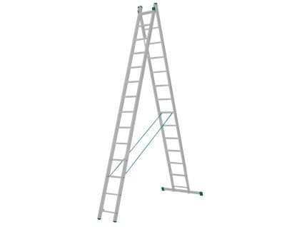 Hliníkový rebrík dvojdielny univerzálny 7514 PROFI