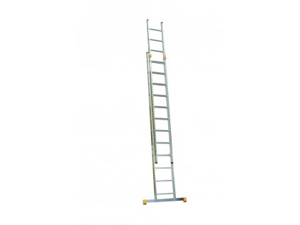 Hliníkový rebrík dvojdielny výsuvný rozšírená verzia 8712* PROFI PLUS